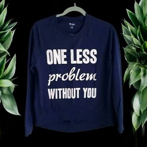Deb Long Sleeve Graphic Sweatshirt Size Small
